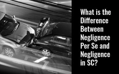 What Is the Difference Between Negligence Per Se and Negligence in SC?