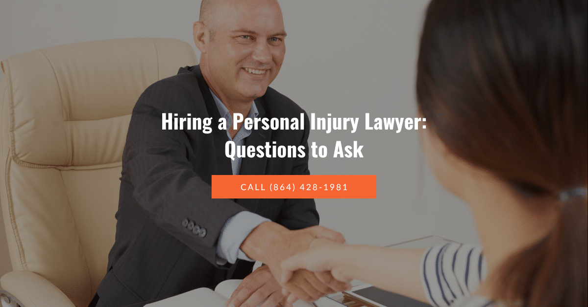 Hiring a Personal Injury Lawyer: Questions to Ask