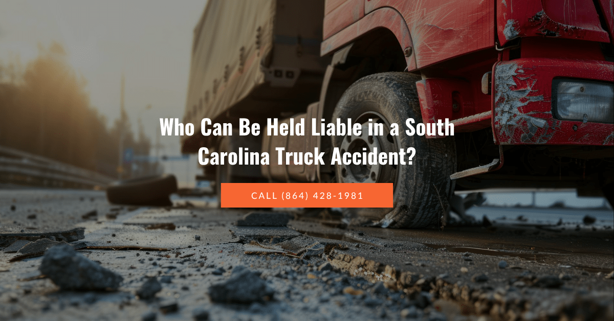 Who Can Be Held Liable in a South Carolina Truck Accident?