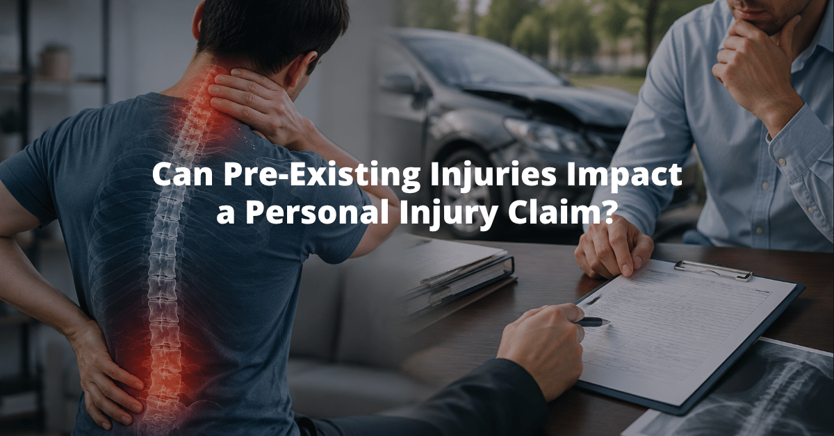 Can Pre-Existing Injuries Impact a Personal Injury Claim?